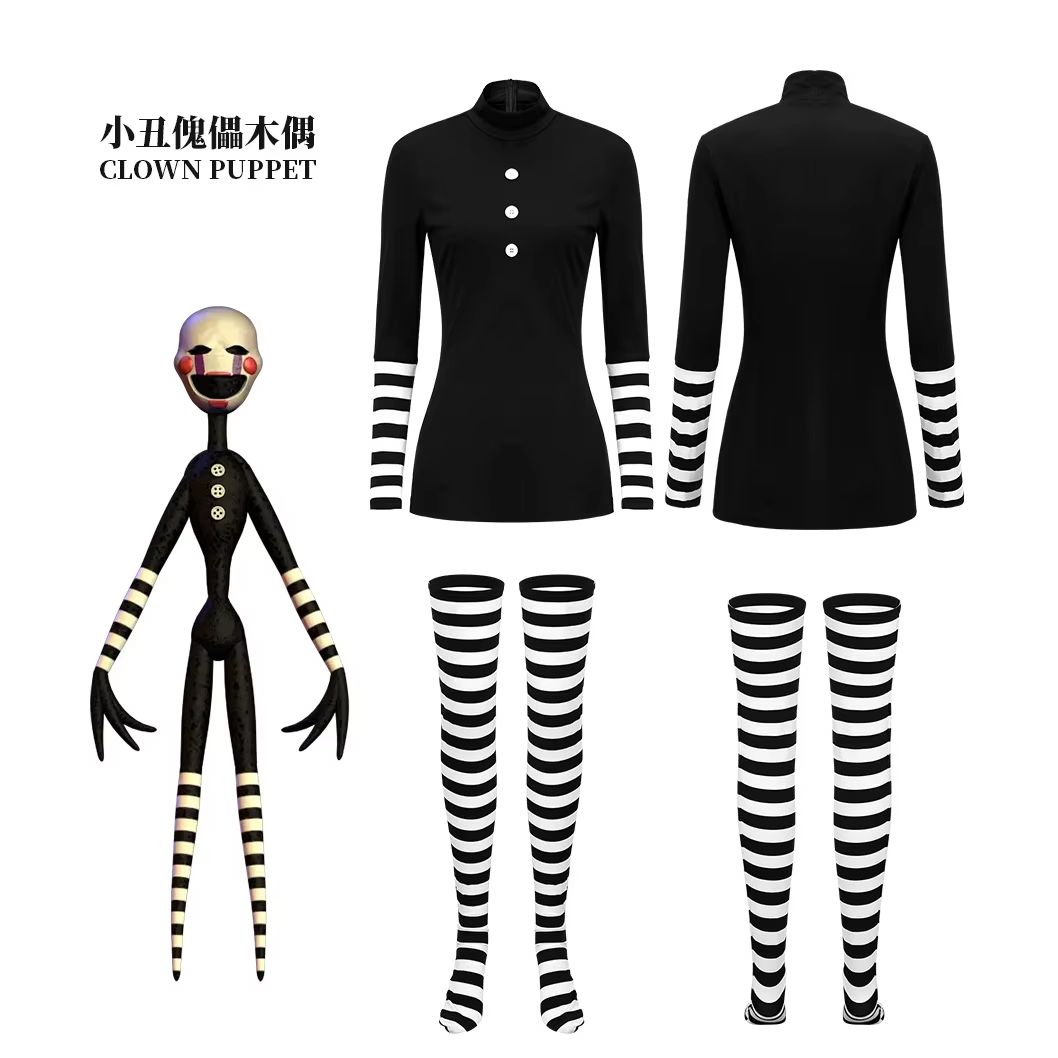 Party Games Night - Kostium Cosplay Marionette na Wieczory Gry,