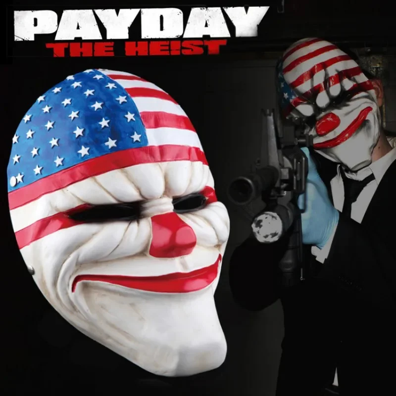 Party Games Steam - Maska PVC Pay Day 2 z