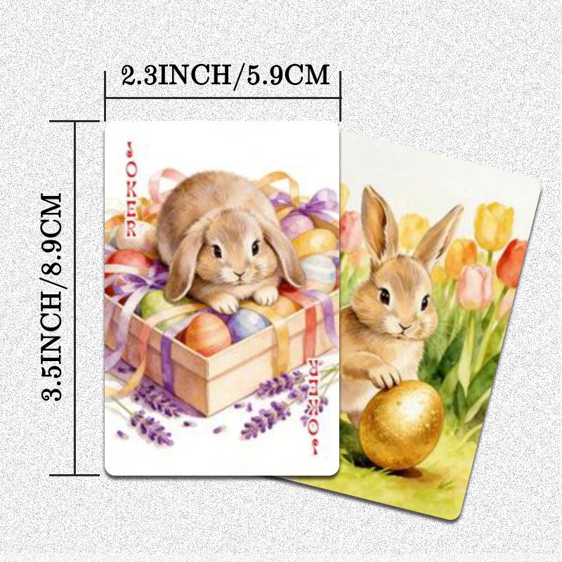 Party Games Bunny - 54 sztuki standardowych kart do gry
