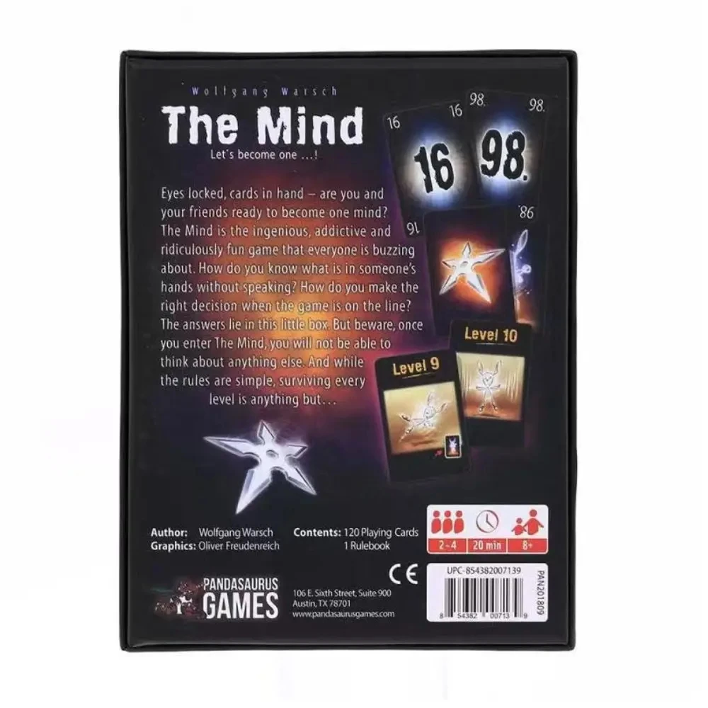 NOWA Gra Karciana The Mind, Gr – Party Games Game recenzja i cena