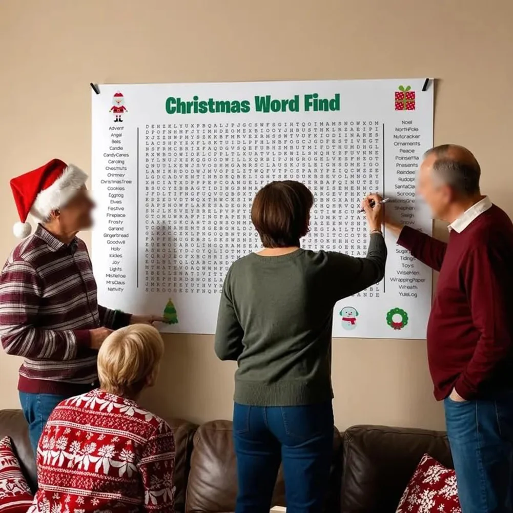 Duży świąteczny plakat z wyzwa – Party Games Large Groups recenzja i cena