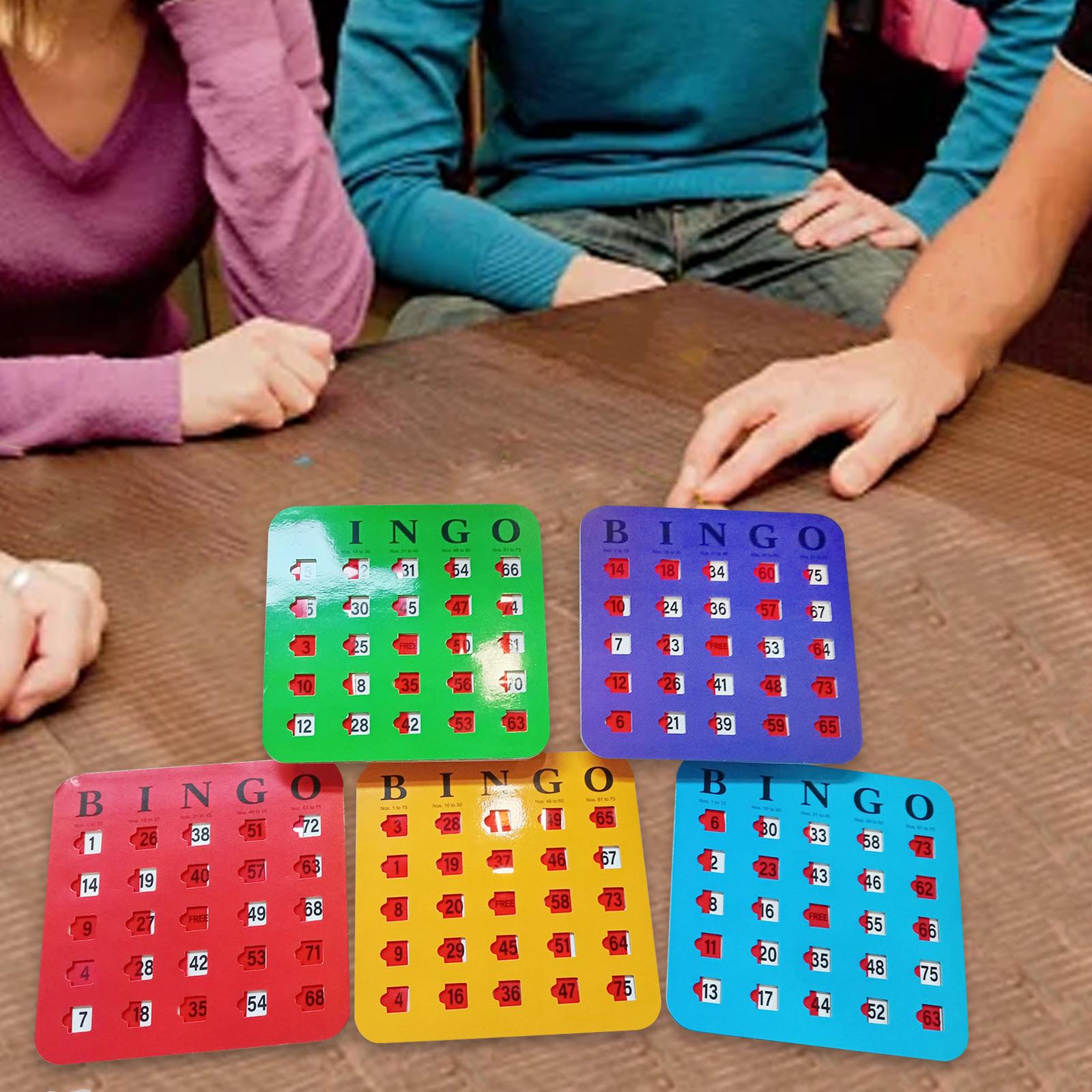 5 sztuk kart bingo z dużym czc – Party Games Large Groups recenzja i cena