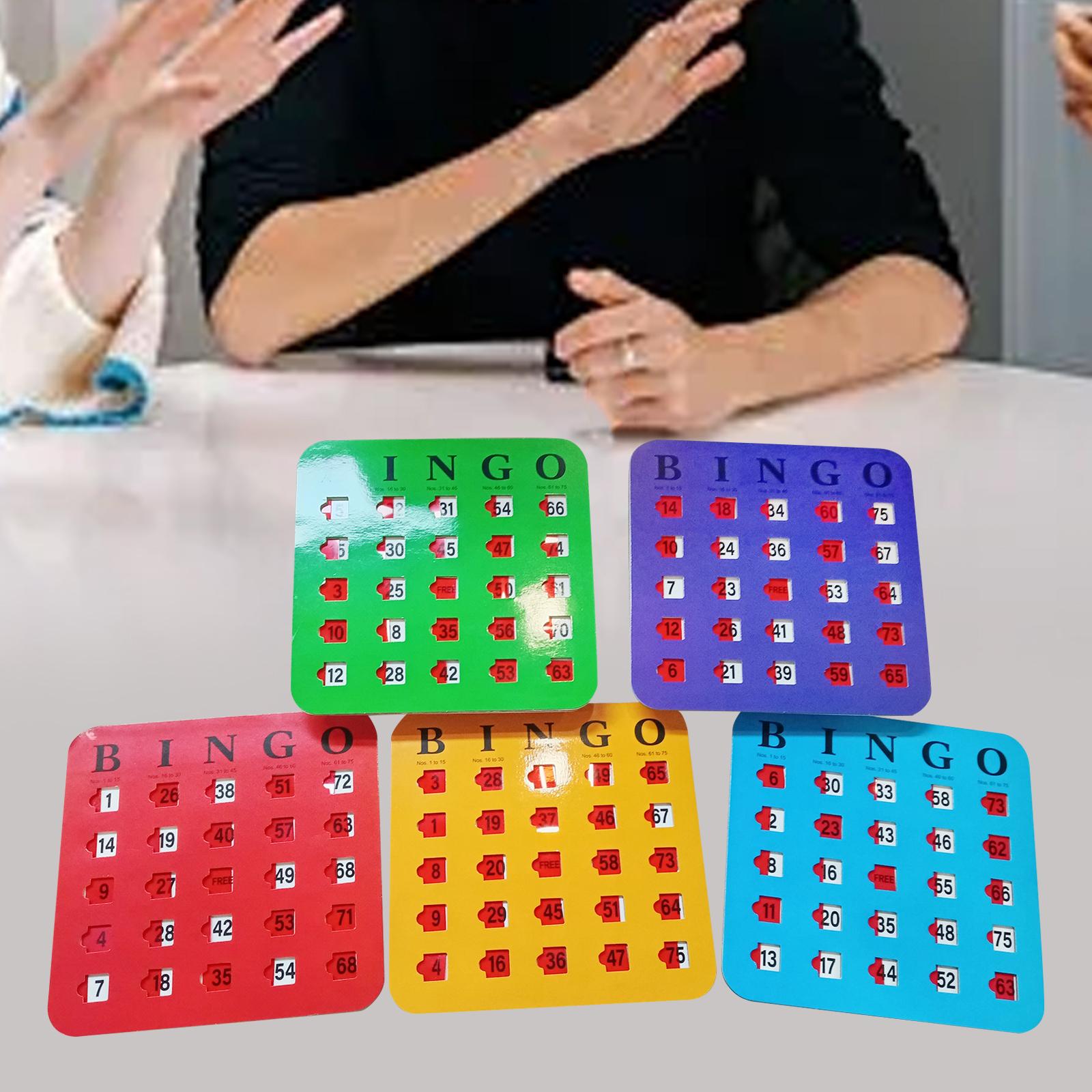 5 sztuk kart bingo z dużym czc – Party Games Large Groups recenzja i cena